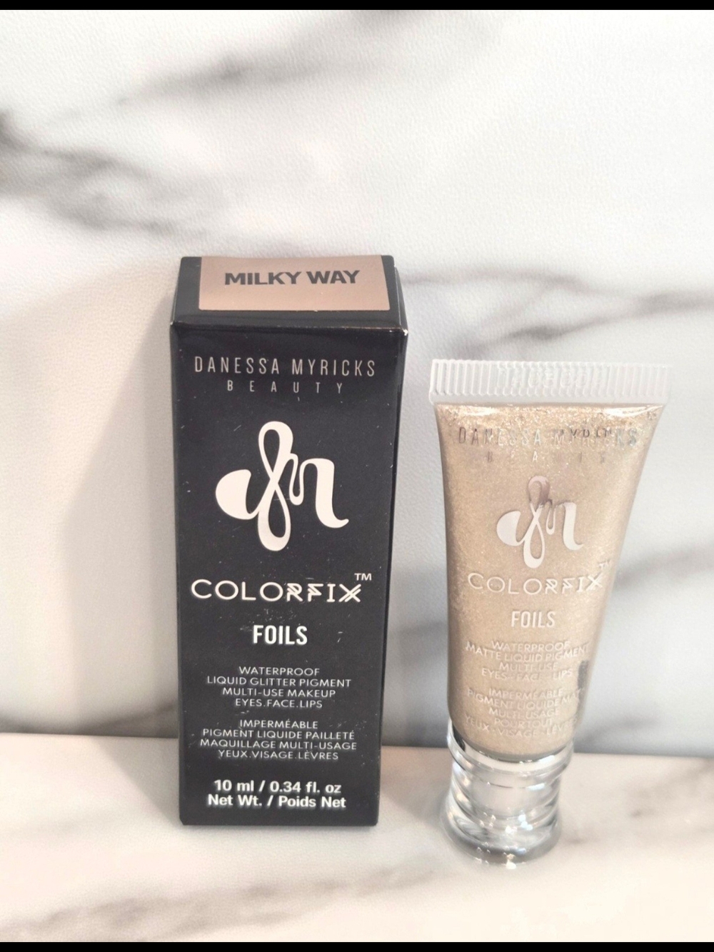 DANESSA MYRICKS ColorFix Foils Waterproof Liquid Glitter Pigment In MilkyWay NIB - Picture 5 of 5